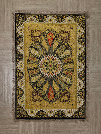 Gold Multi Stone Indian Tapestry-id7
