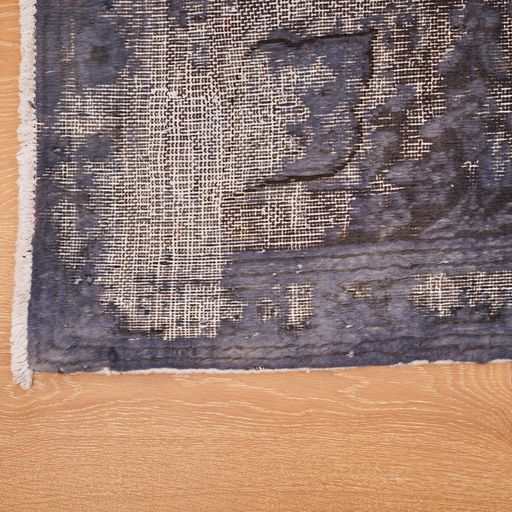 Persian Kerman With a Vintage Design Wool Rug