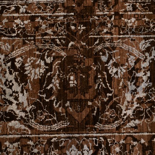 Indian Vintage Fine Handmade Wool And Silk Rug