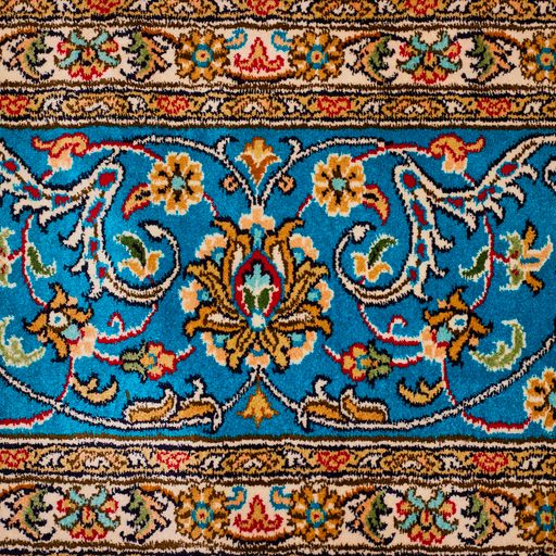 Kashmir Handmade Persian Four Season Silk Carpet