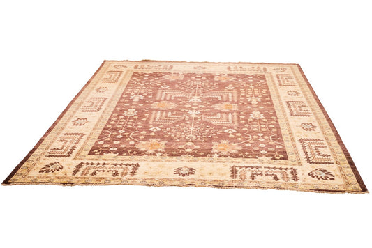 Pakistan Handmade Wool Bakhtiari Rug With A Persian Design