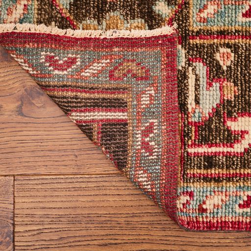 936 - Traditional Heriz Medallion Vegetable dyed Wool Carpet