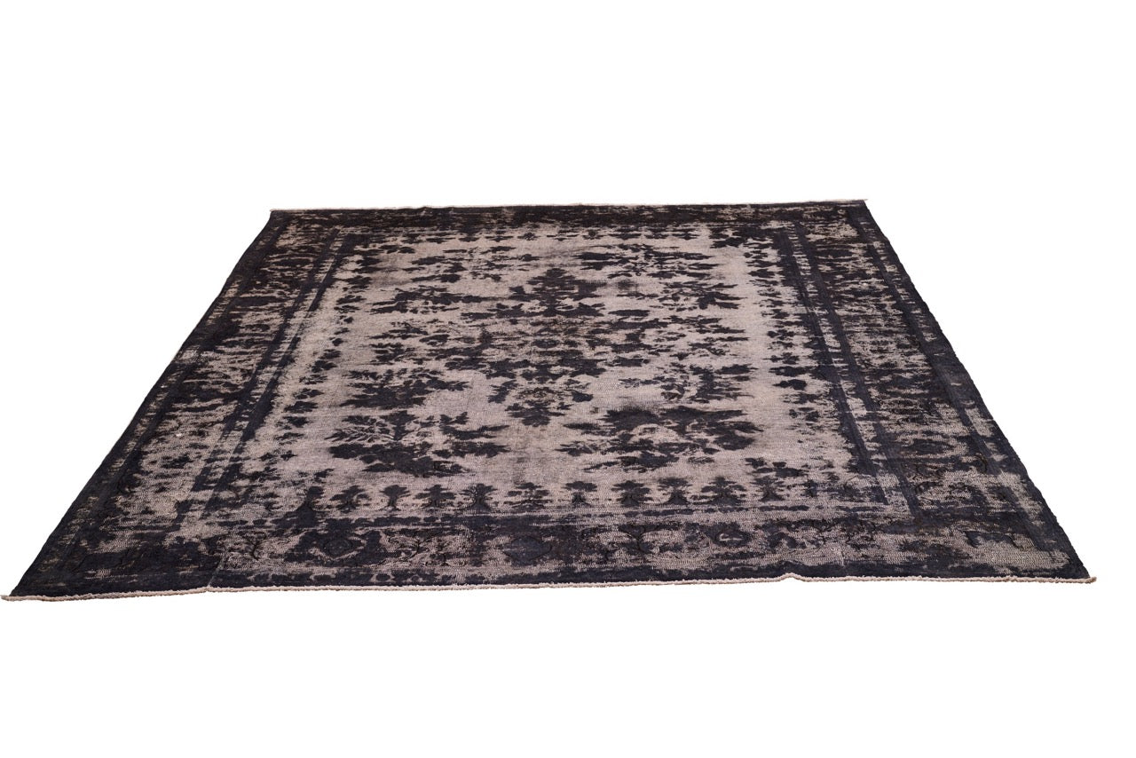 Persian Kerman With a Vintage Design Wool Rug