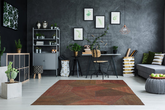 Turkish Modern Fine Patchwork Wool Handmade Area Rug