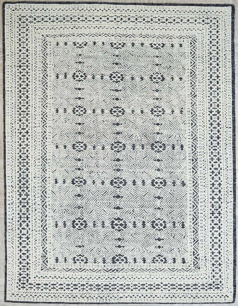 Modern Handmade Wool Indian Area Rug