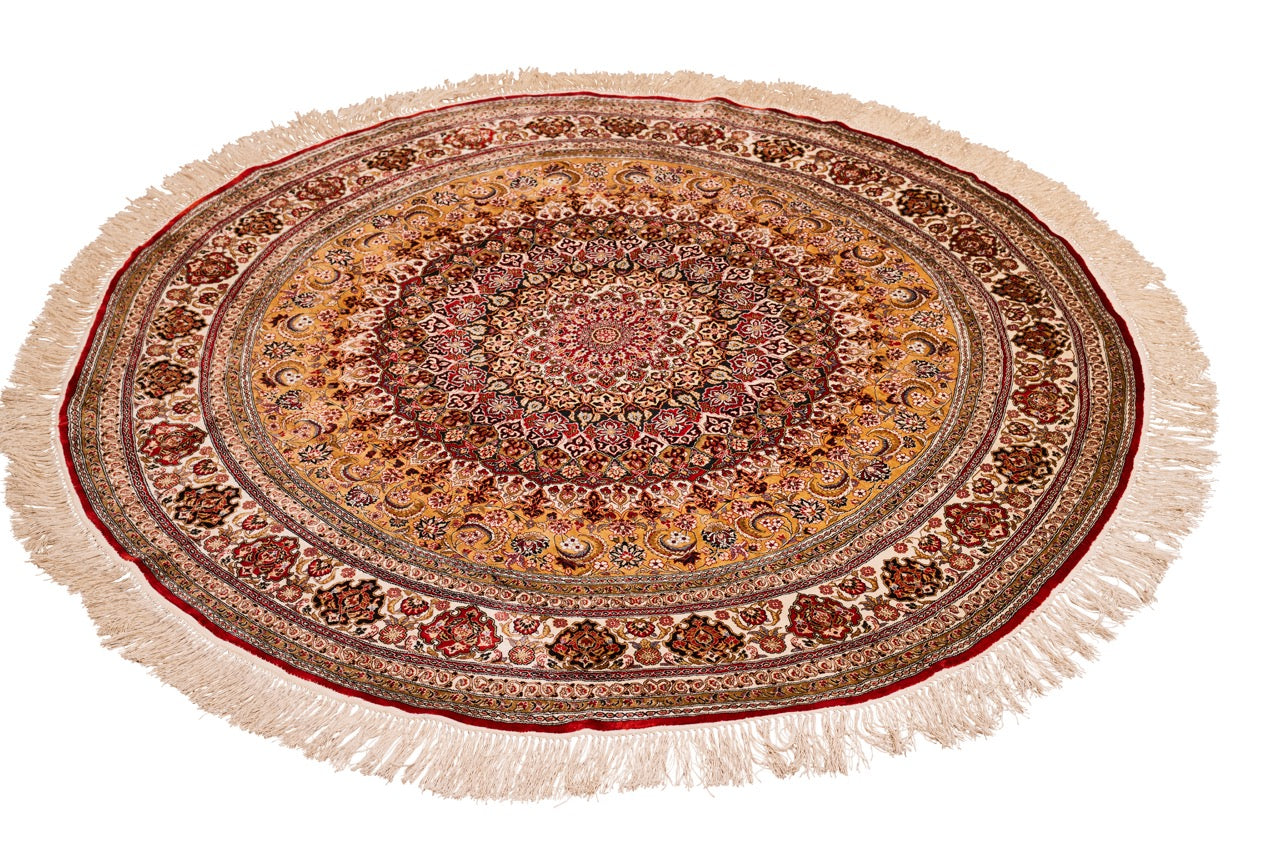 China Traditional Pure Silk Round Rug product image #27139821600938
