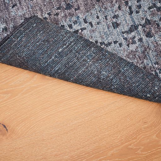 Indian Handmade Modern Blue Silk Carpet