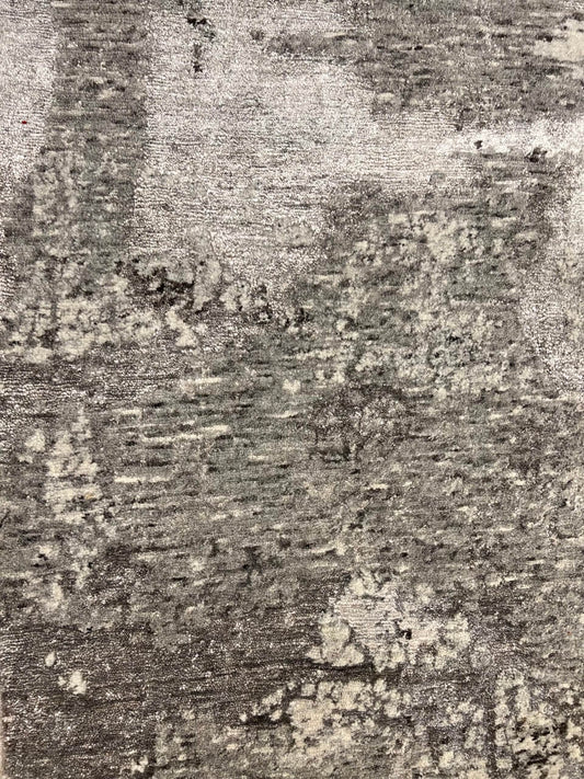 Fine Handmade Indian  Contemporary Wool And Silk Rug