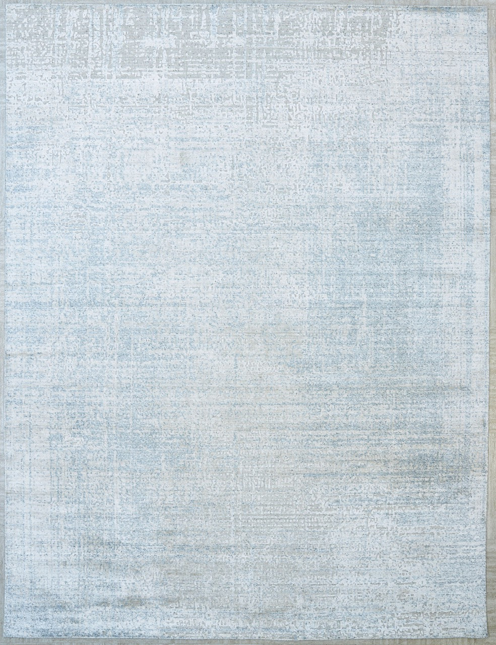 Modern Handmade Indian Bamboo Silk Oversized Rug