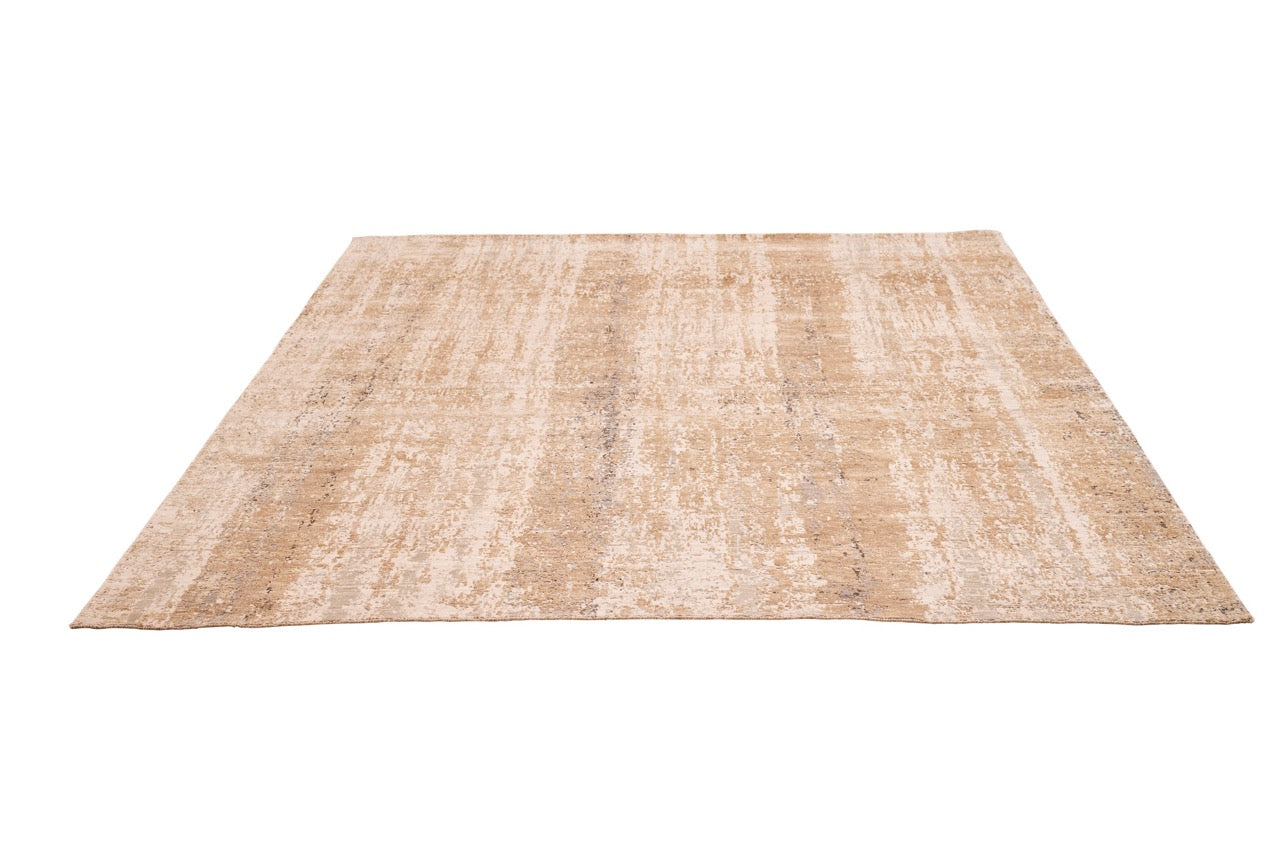 Indian Handwoven Modern Pure Silk and Wool Carpet