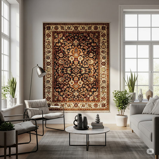 Beyond the Floor: Creative Ways to Decorate with Kashmir Rugs