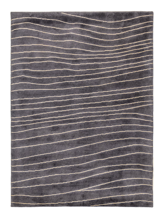 Modern Handmade Wool And Silk  Indian Nepal Carpet