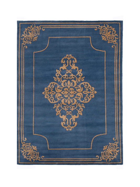 Modern Fine Handmade Nepal Wool And Silk Carpet
