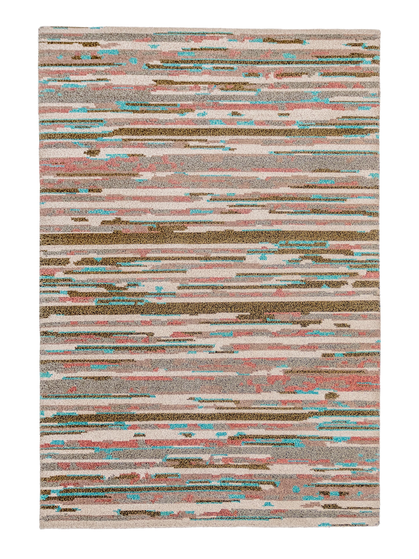 Modern Handmade Wool Nepali Area Rug