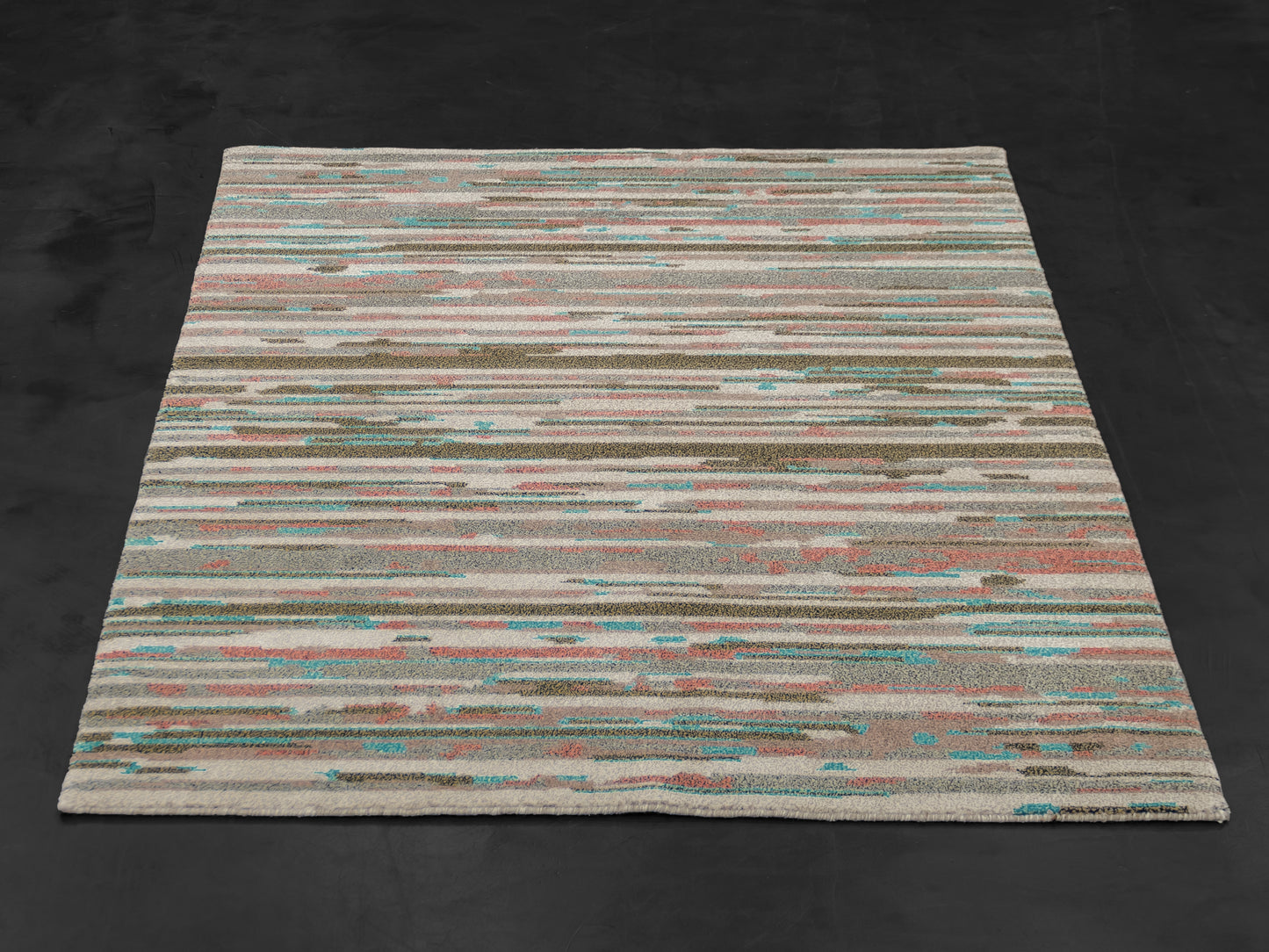 Modern Handmade Wool Nepali Area Rug
