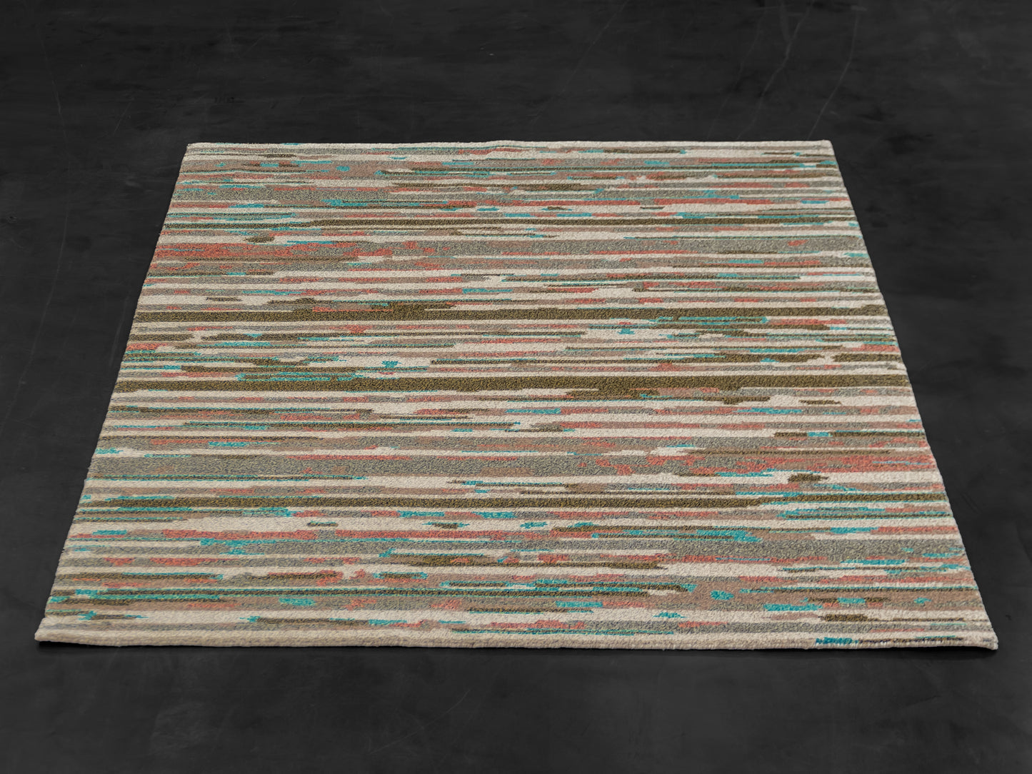 Modern Handmade Wool Nepali Area Rug