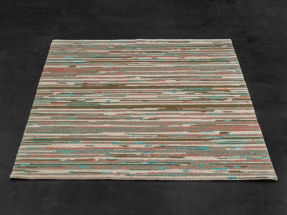 Modern Handmade Wool Nepali Area Rug