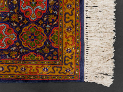 Handmade Fine Pure Silk Ardebil   Carpet With Medallion