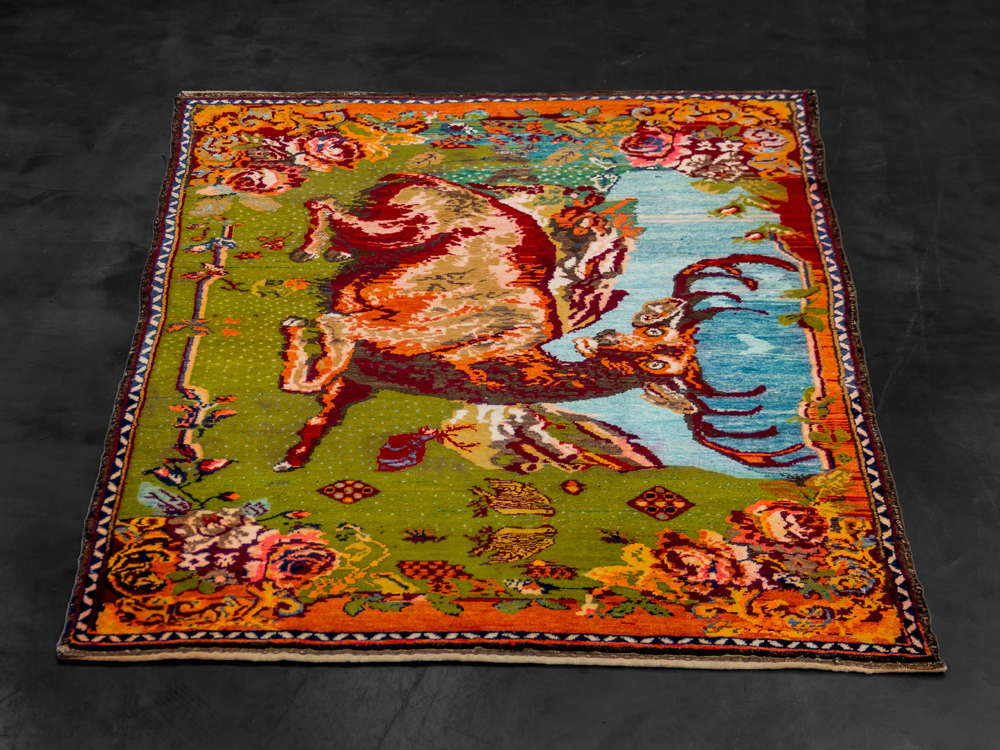 Garabagh Armenian Fine Rug with Antique Design Wool Handmade Carpet product image #29939120963754