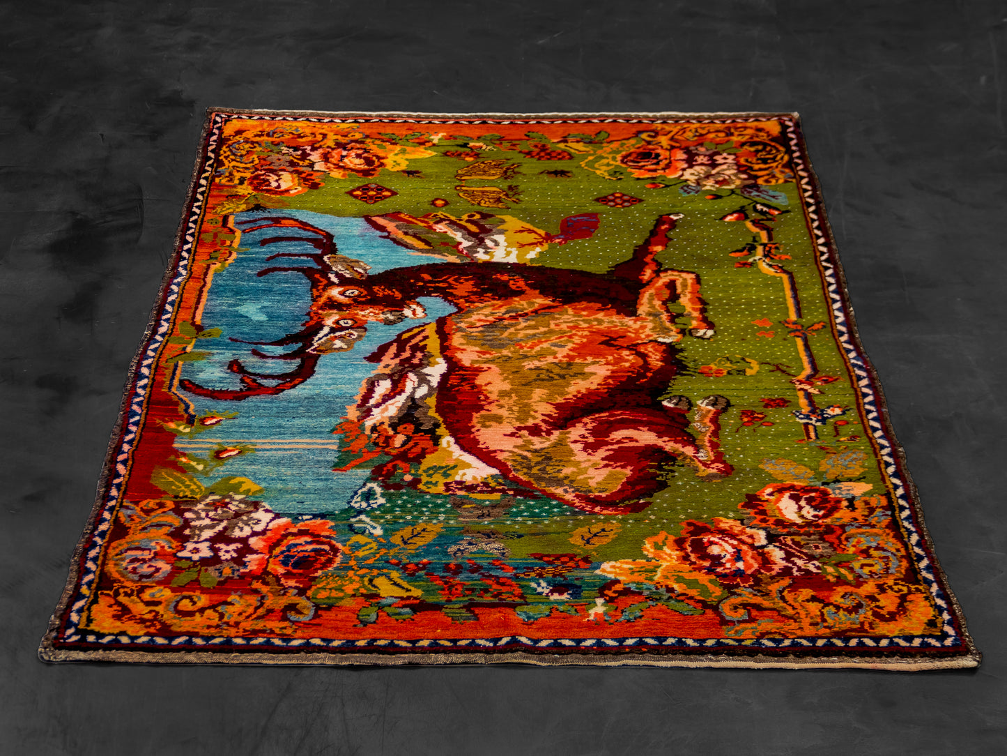 Garabagh Armenian Fine Rug with Antique Design Wool Handmade Carpet product image #29939120996522