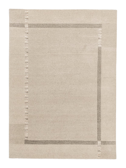 Modern Wool And Silk Handmade Multicolor Area Rug