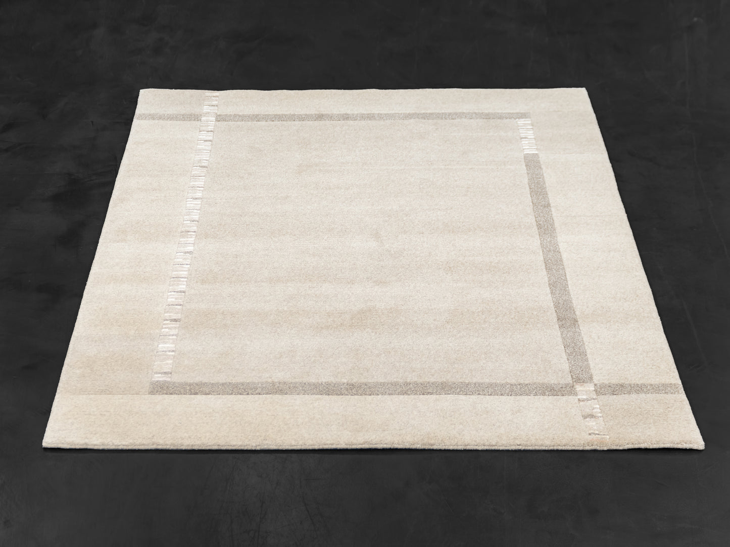Modern Wool And Silk Handmade Multicolor Area Rug