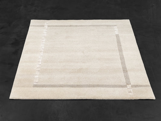 Modern Wool And Silk Handmade Multicolor Area Rug
