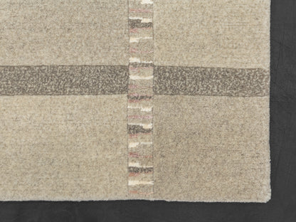Modern Wool And Silk Handmade Multicolor Area Rug