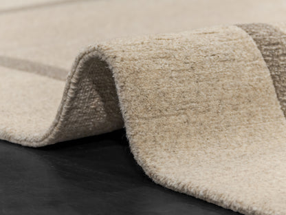 Modern Wool And Silk Handmade Multicolor Area Rug