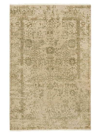 Silver Hand-knotted Modern Rug-id1
