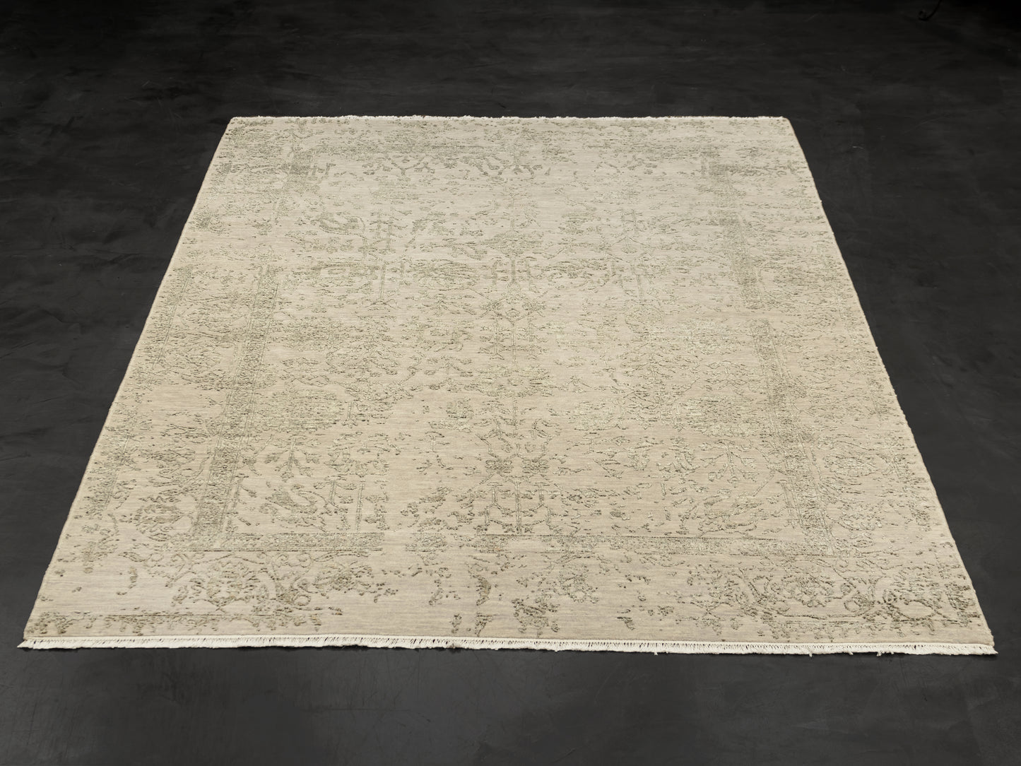 Silver Hand-knotted Modern Rug product image #29572158357674
