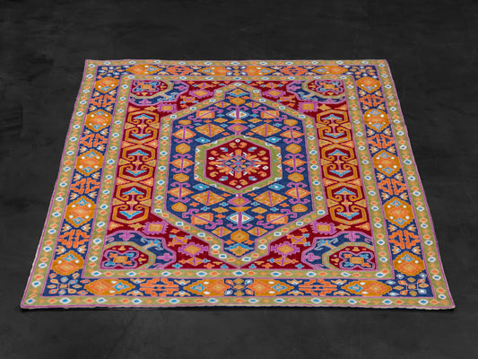 Uzbekistan Suzanne Silk Rug