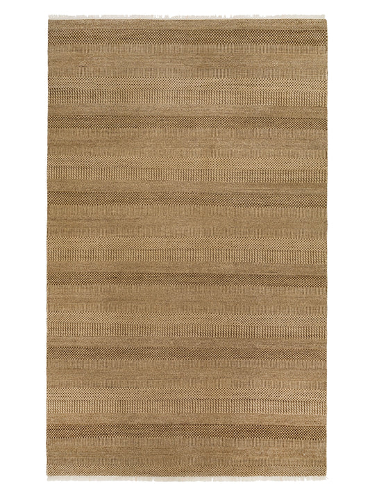Indian Modern Hand-knotted Brown Rug featured #7876338909354 
