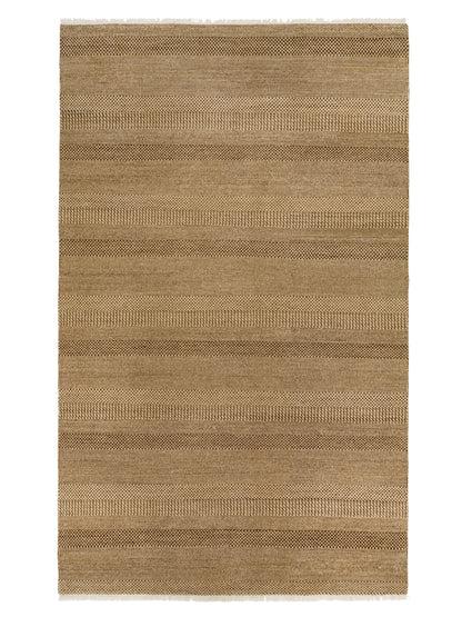 Indian Modern Hand-knotted Brown Rug-id1
