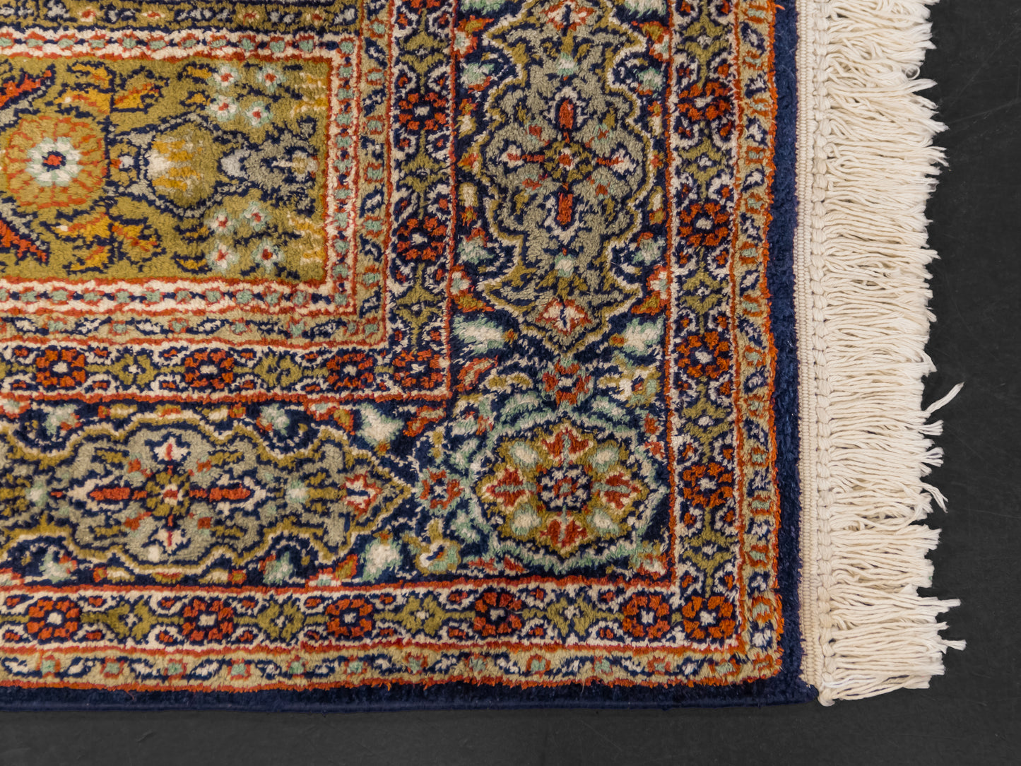 Silk Kashmir Baktyari Handmade Rug