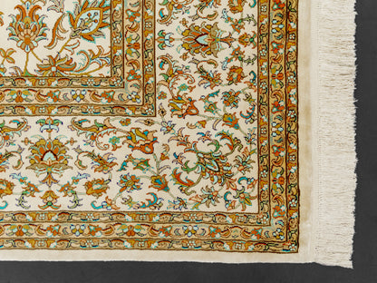 All Over Silk Kashmir Area Rug