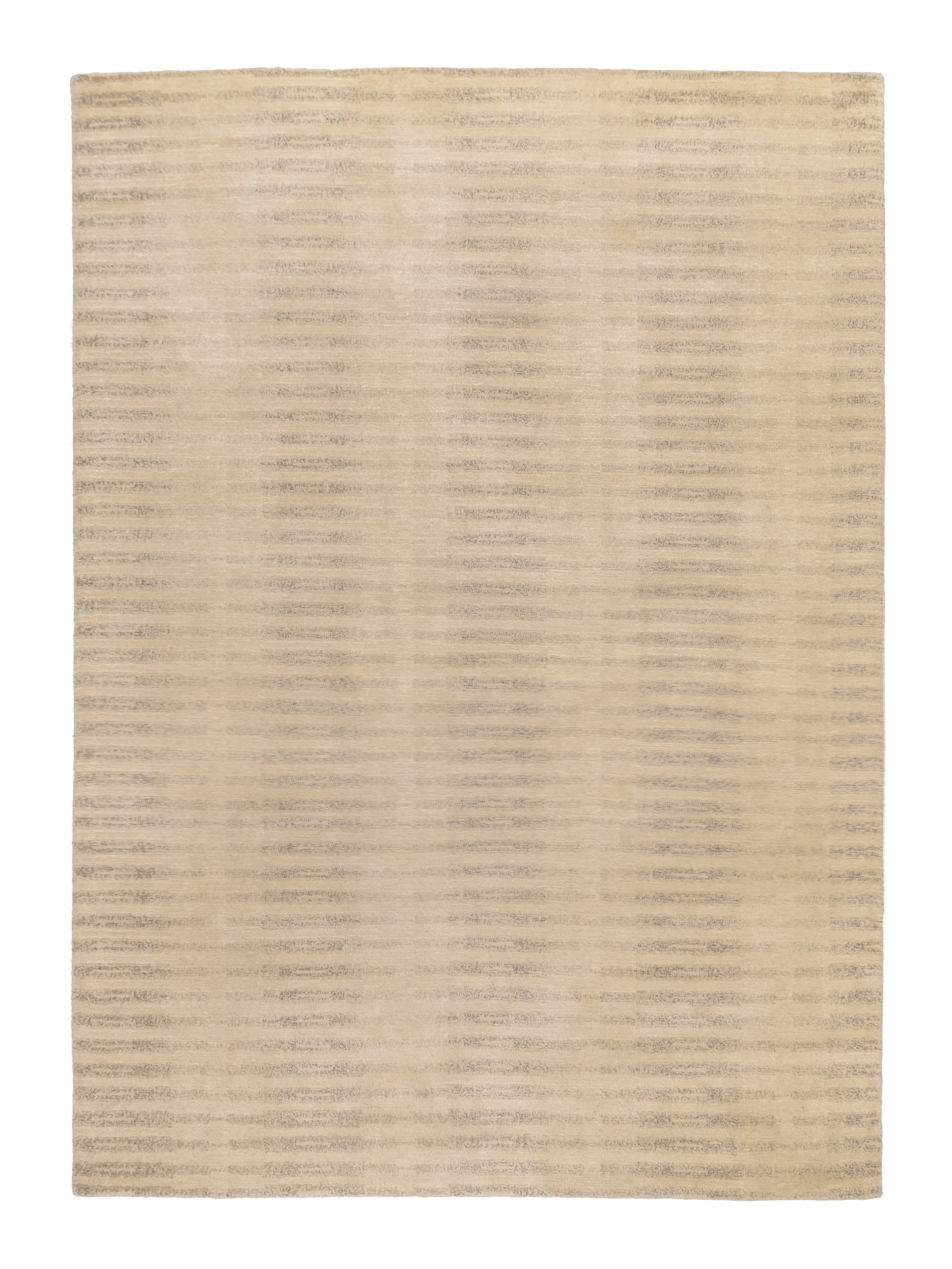 Handmade Modern Wool And Silk Indian Nepal Rug
