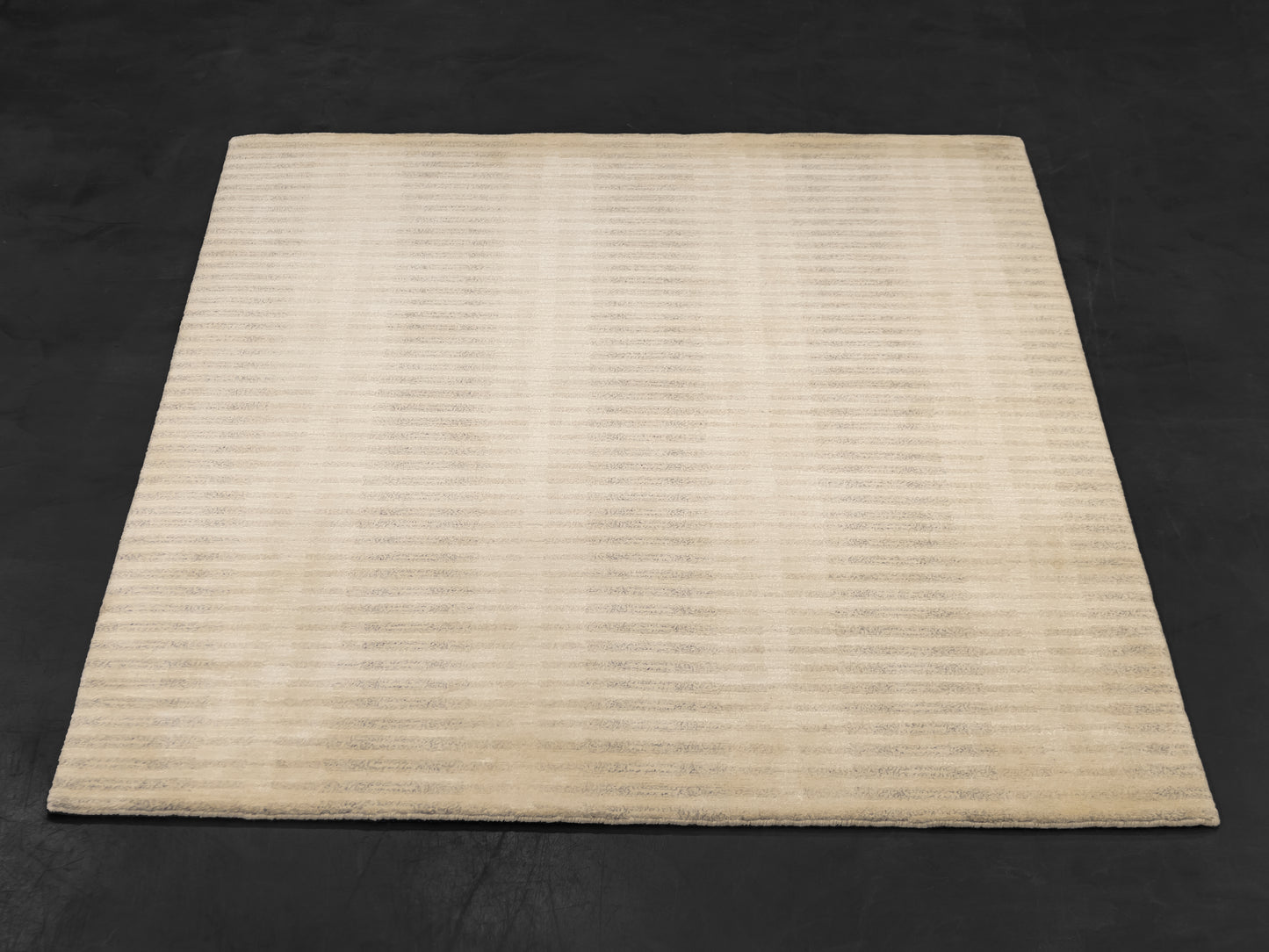 Handmade Modern Wool And Silk Indian Nepal Rug