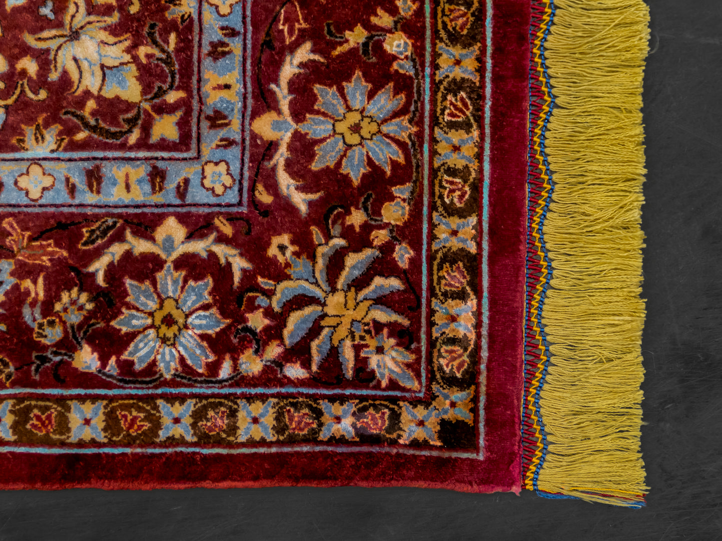 Traditional Antique Silk Persian Area Rug