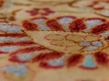 Traditional Antique Silk Persian Area Rug