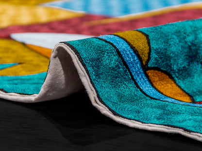Kashmir Chain Stitch Rug #0802