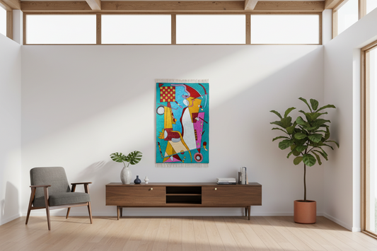 955 - Kashmir Chain Stitch Rug #0802