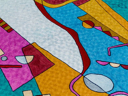 Kashmir Chain Stitch Rug #0802