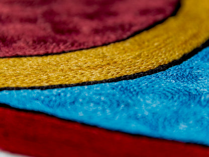 Kashmir Chain Stitch Rug #0802