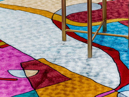 Kashmir Chain Stitch Rug #0802
