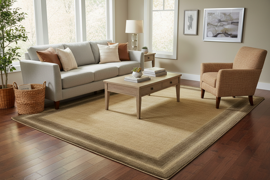 573 - Modern Brown Nepal Rug