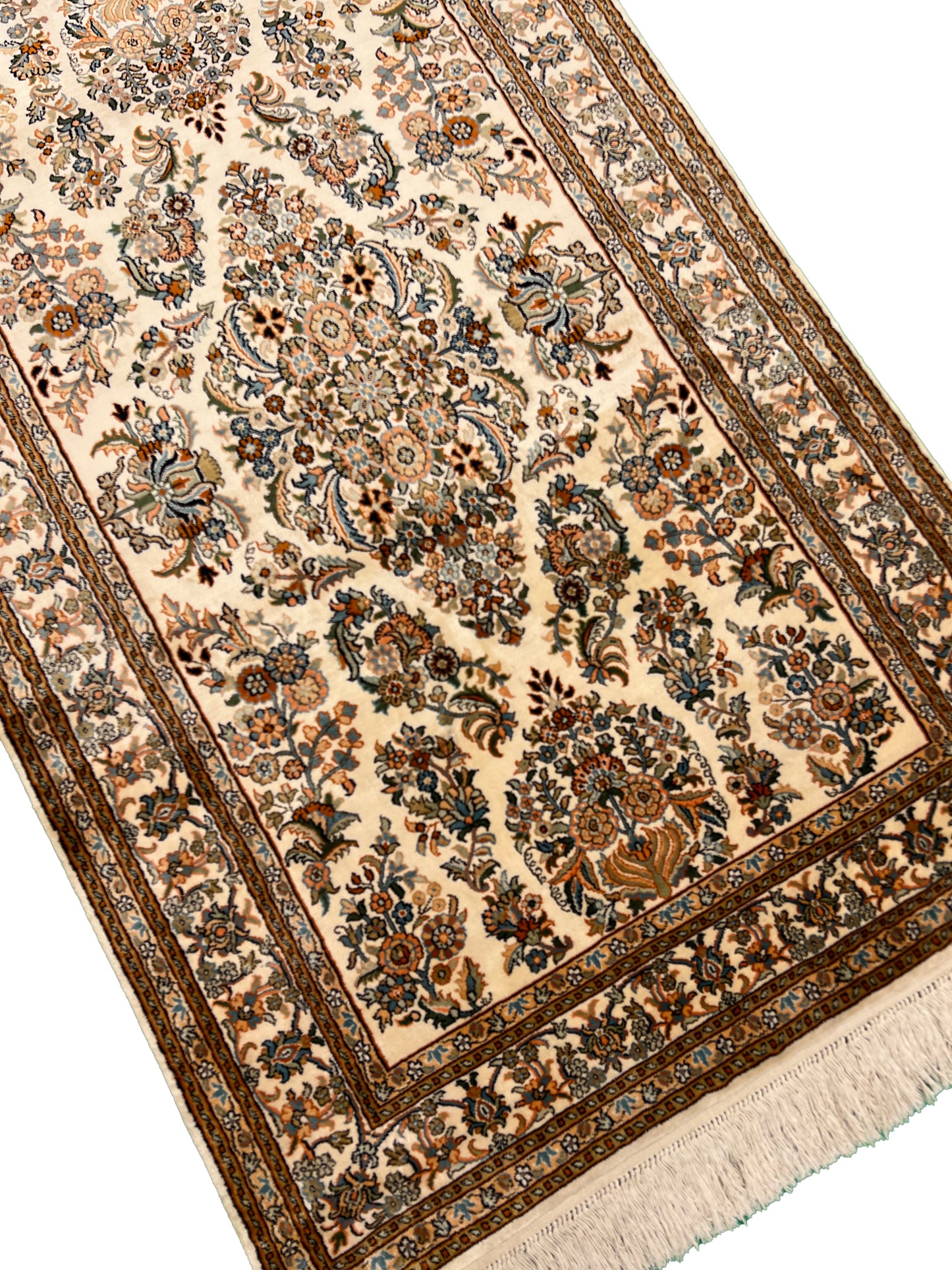 Traditional Pure Silk Kashmir Rug product image #28900989665450