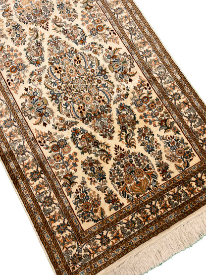 Traditional Pure Silk Kashmir Rug-id6
