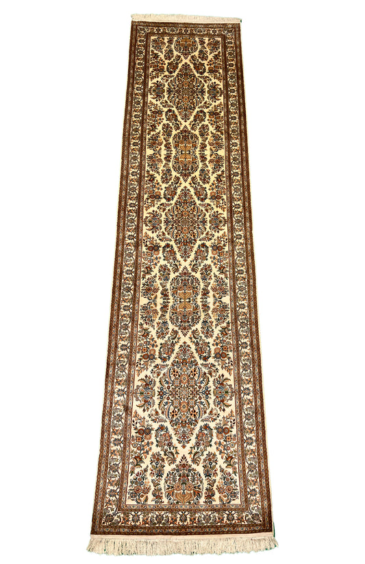 Traditional Pure Silk Kashmir Rug featured #7770270826666 