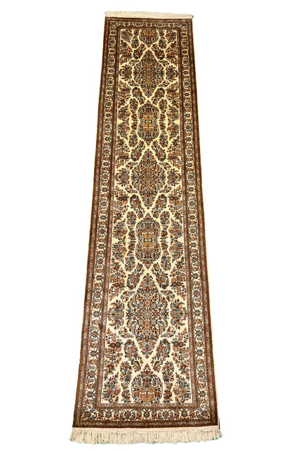 Traditional Pure Silk Kashmir Rug-id1
